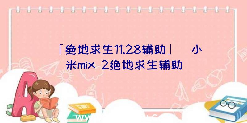 「绝地求生11.28辅助」|小米mix